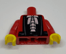 Torso Robe with White Shirt and Black Belt Pattern / Red Arms / Yellow Hands