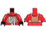 Torso SW Rebel B-wing Pilot with Medium Nougat Vest and Silver Front Panel Pattern / Red Arms / Black Hands