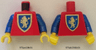 Torso Castle Crusaders Gold Lion Shield Pattern (Reissue) / Blue Arms / Yellow Hands