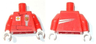 Torso Racers Ferrari front, White Streak back (Stickers) without Driver Name Pattern / Red Arms / White Hands