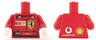 Torso Racers Ferrari Shell Vodafone front, Shell Vodafone Logo back (Stickers) with F. Massa Name Pattern / Red Arms / White Hands