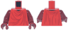 Torso SW Robe with Black Neckline and Dark Red Folds and Creases Front and Back Pattern / Dark Red Arms / Dark Red Hands