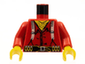 Torso Western Bandit Suspenders and Ammunition on Belt Pattern / Red Arms / Yellow Hands