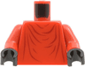 Torso Robe with Dark Red Folds and Creases Pattern / Red Arms / Black Hands