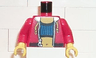 Torso Studios Crop Top and Navel Pattern (Blank Back) / Red Arms / Yellow Hands
