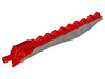 Hero Factory Weapon, Saw with Molded Flat Silver Sword Blade Pattern