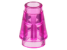 Cone 1 x 1 with Top Groove