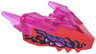 Dragon Head (Ninjago) Jaw Upper with Horns with Molded Red Face and Printed Black Markings, Dark Purple Rock Eyebrows, Magenta Eyes Pattern