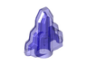 Rock 1 x 2 Crystal Stepped