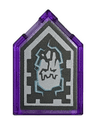 Tile, Modified 2 x 3 Pentagonal with Nexo Forbidden Power Shield Pattern - Corrupting Crush