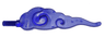 Wave Rounded Straight Swirls with Bar End (Cloud / Wind Gusts)