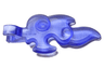 Wave Rounded Straight Small with Clip End (Flame)