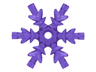 Rock 4 x 4 Crystal, Ice Snowflake