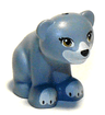 Bear, Friends Style, Baby Cub, Sitting with Black Nose, Dark Tan Eyes and White Paws and Muzzle Pattern
