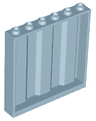 Panel 1 x 6 x 5 with Corrugated Profile