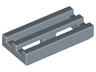 Tile, Modified 1 x 2 Grille with Bottom Groove