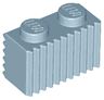 Brick, Modified 1 x 2 with Grille / Fluted Profile