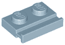 Plate, Modified 1 x 2 with Door Rail