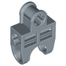Technic, Axle Connector 2 x 3 with Ball Joint Socket - Open Sides, Angled Forks with Closed Axle Holes