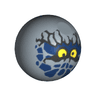 Technic Ball Joint with Graveller Type 2 Closed Mouth Pattern