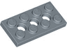 Technic, Plate 2 x 4 with 3 Holes