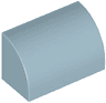 Slope, Curved 1 x 2 with Bottom Stud Holder