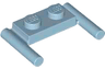 Plate, Modified 1 x 2 with Bar Handles - Flat Ends, Low Attachment