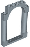 Door, Frame 1 x 6 x 7 Arched with Notches and Rounded Pillars