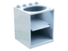 Container, Cupboard 4 x 4 x 4 with Elliptical Hole for Sink
