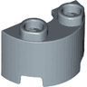 Cylinder Half 1 x 2 x 1