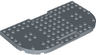 Brick, Modified 8 x 16 x 2/3 with 1 x 4 Indentations and 2 Rounded Corners
