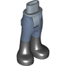 Mini Doll Hips and Trousers with Back Pockets with Black Boots Pattern - Thick Hinge