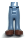 Mini Doll Hips and Trousers with Back Pockets with Reddish Brown Shoes Pattern - Thick Hinge