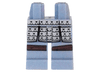Hips and Legs with Light Bluish Gray Tassets and Dark Brown Knee Wrappings Pattern