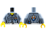 Torso Coast Guard Female Shirt with Buttons, Pockets, White Belt and Badge Pattern / Sand Blue Arms / Yellow Hands