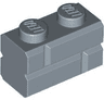 Brick, Modified 1 x 2 with Masonry Profile