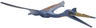 Dinosaur Quetzalcoatlus with Tan Beak