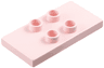 Duplo Tile, Modified 2 x 4 x 1/3 (Thin) with 4 Center Studs