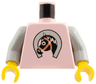 Torso Paradisa Horse Face in Horseshoe Pattern / Light Gray Arms / Yellow Hands