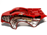 Flywheel Fairing Bird Raptor Shape with Silver Armor Plating Pattern