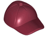 Minifigure, Headgear Cap - Short Curved Bill with Seams and Hole on Top