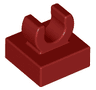 Tile, Modified 1 x 1 with Open O Clip