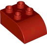 Duplo, Brick 2 x 3 Slope Curved
