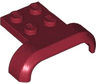 Vehicle, Mudguard 4 x 3 x 1 with Arch Curved