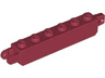 Hinge Brick 1 x 6 Locking with 1 Finger Vertical End and 2 Fingers Vertical End