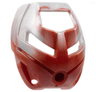 Bionicle Mask Ruru with Marbled Pearl Light Gray Pattern