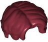 Minifigure, Hair Short Wavy, Parted on Right