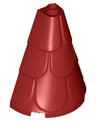 Tower Roof 2 x 4 x 4 Half Cone Shaped with Roof Tiles