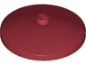 Dish 4 x 4 Inverted (Radar) with Solid Stud