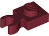 Plate, Modified 1 x 1 with Open O Clip Thick (Vertical Grip)